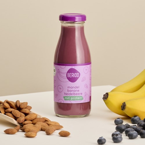 Mandel Banane Heidelbeere Früchte
