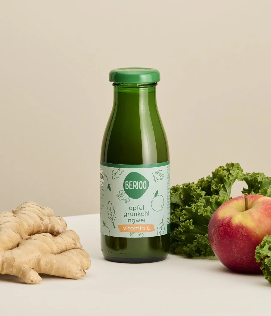 Apfel Grünkohl Ingwer Saft